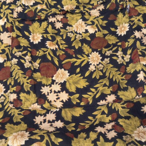 ANU Dark Floral Botanical Tote Bag - Picture 3 of 5